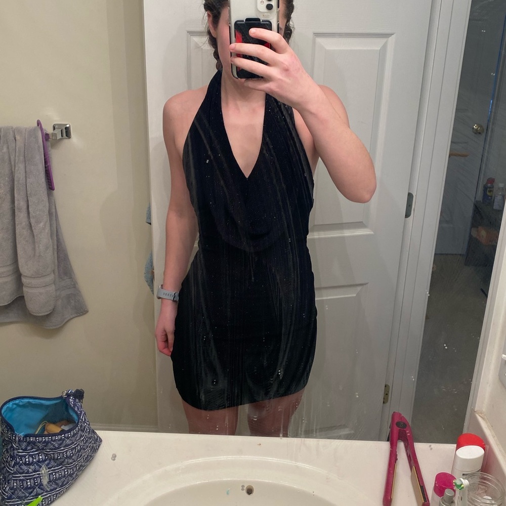 Vintage bodycon halter dress💥